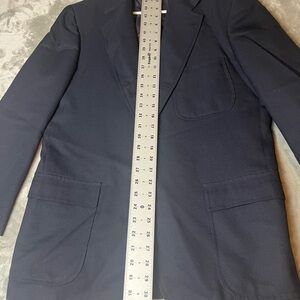 Brooks Brothers Navy Suit Jacket the label with size and material is missing